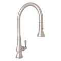 Rohl Patrizia Pull-Down Bar/Food Prep Kitchen Faucet A3420SLMSTN-2